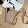 Crossbody Wrist Strap Phone Case for Samsung Galaxy S23 S22 Ultra Plus A13 A33 A54 A14 A24 A34 4G 5G Wallet Card Holder Cover