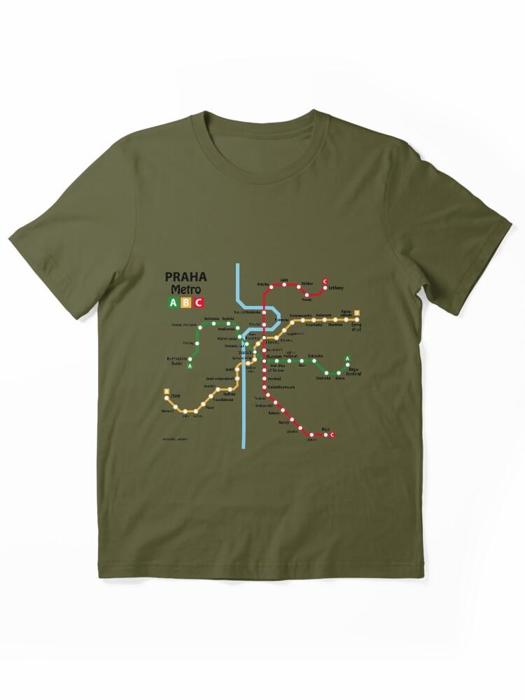 Metro PRAGUE metro network Essential T-Shirt