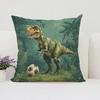 Dinosaur Land Pillow Cover Sofa Decoration  Cushion Cover Children's Room Decorative Pillow Cover Kids Equisite Gift