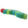 Jeankak Cylindrical Design Strong and Playable Wooden The Very Hungry for Kids Toy, Caterpillar,