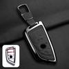 Metal Learher Car Key Case Cover For Bmw X1 X3 X5 X6 X7 1 3 5 6 7 Series G20 G30 G11 F15 F16 G01 G02 F48 Protector Bag Shell