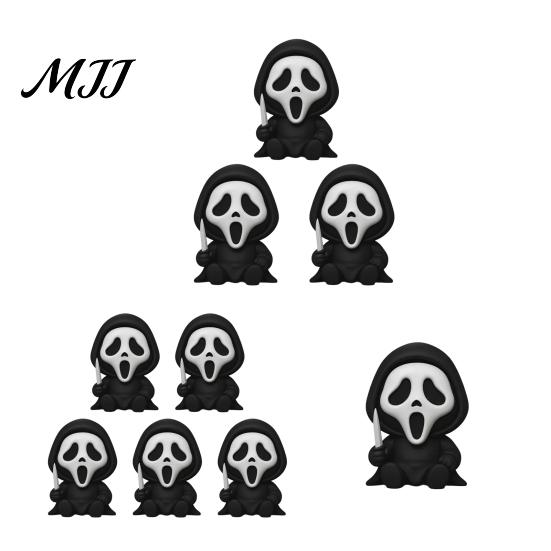3D Printed Creepy Decor Mini Screaming Skeleton Figurine, Collectible Halloween Party Supplies Ornament, Statue for Desktop Shelf Compact Sculpture