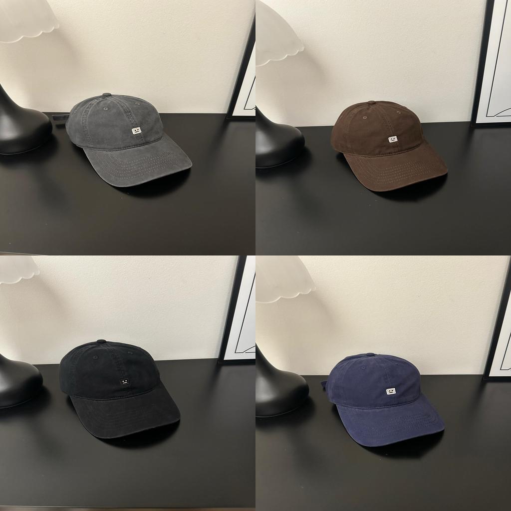 Casual Cotton Baseball Cap With Wide Brim Sun Protection For Outdoor Summer Wear