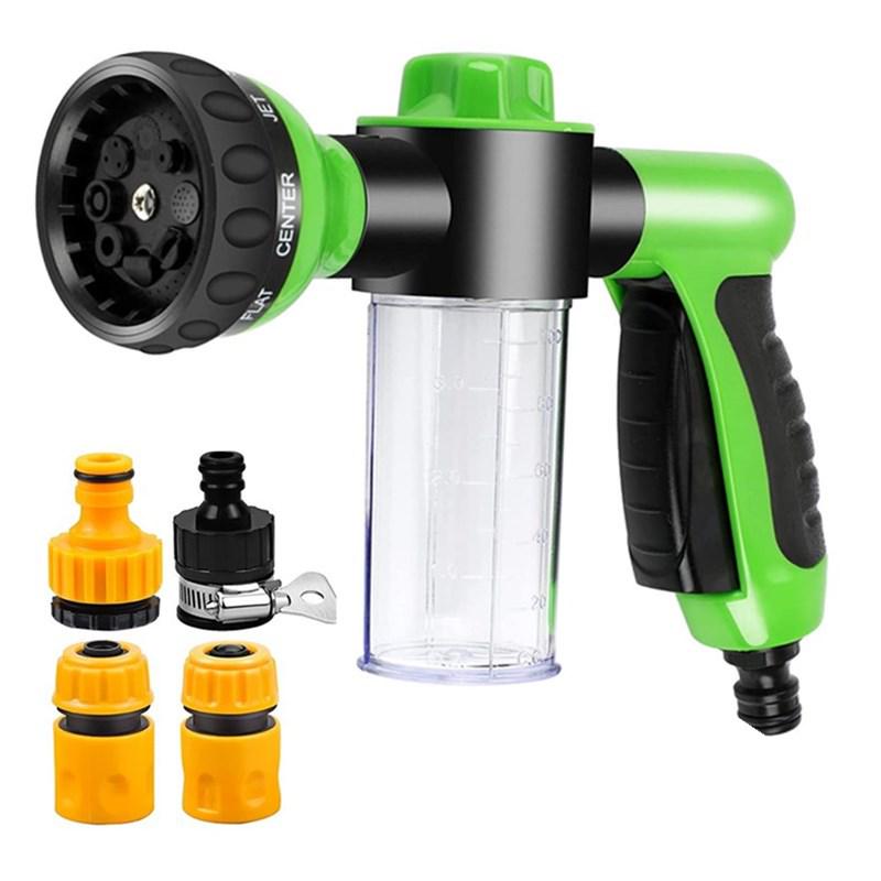 

High-Pressure Car Wash Foam Gun with Quick Hose Connector for Garden and Home Use