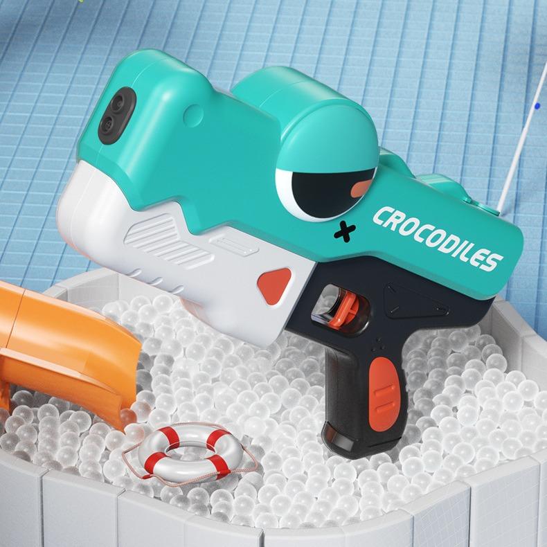 Electric Summer, Water Toys For Children, High-Pressure Water Spray Function, Large-Capacity Crocodile Water Charging Function