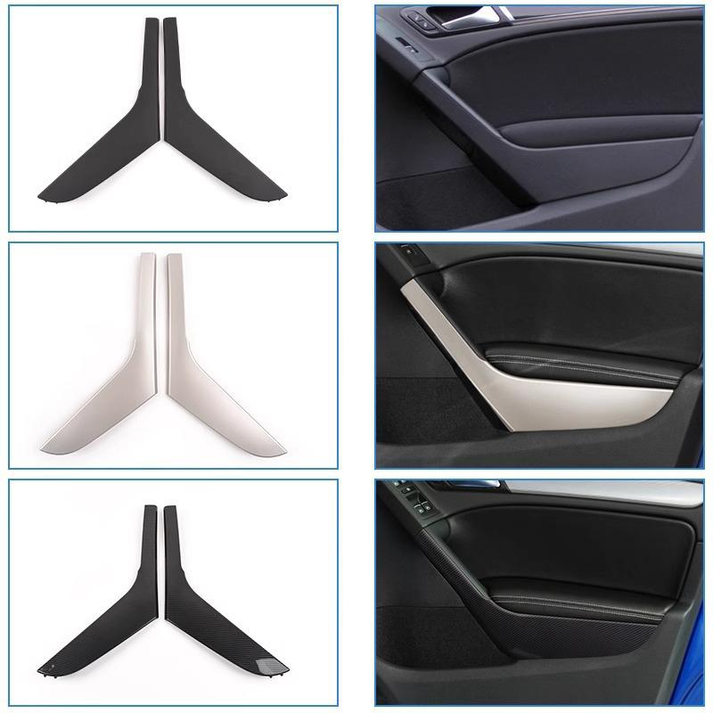 For Volkswagen VW Black Left Right Interior Door Pull Handle Cover Trim Golf 6 GTI MK6 5K4868039A 5K4868040A 2009-2014