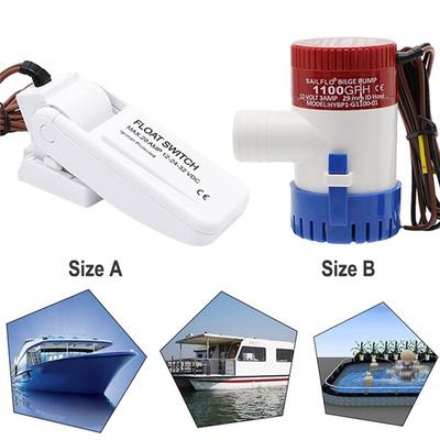 12V Submersible 1100 GPH Marine Boat Bilge Pump with Float Switch New