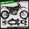 MCHMFG Motorcycle Graphics Background Decal Sticker for KTM SX SXF 2007 2008 2009 2010 EXC XCW 2008-2011 Number Name