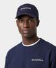SPORTY&RICH Serif Logo Kappe Marineblau R265Aoh001