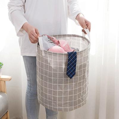 Foldable Dirty Clothes Basket Household Multifunctional Fabric Storage Bucket Sundries Toys Clothes Organizing Storage Container