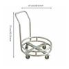 Stainless Steel Soup Bucket Cart Wheeled Insulated Trolley Food Service