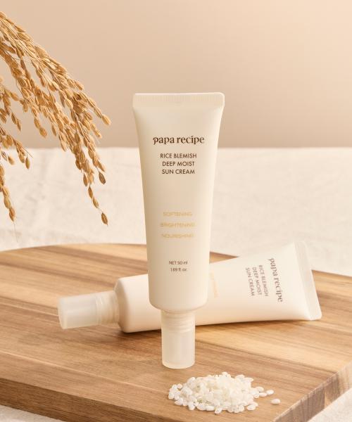 [Paparecipe] Rice Blemish Deep Moist Sun Cream 50ml SPF50+ PA++++