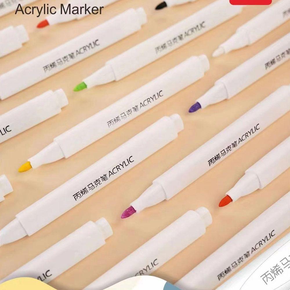 12Pcs/Set Waterproof Golf Accesoires Covering Power Acrylic Painter Ink Pen Color Changing Pen Golf Club Pen