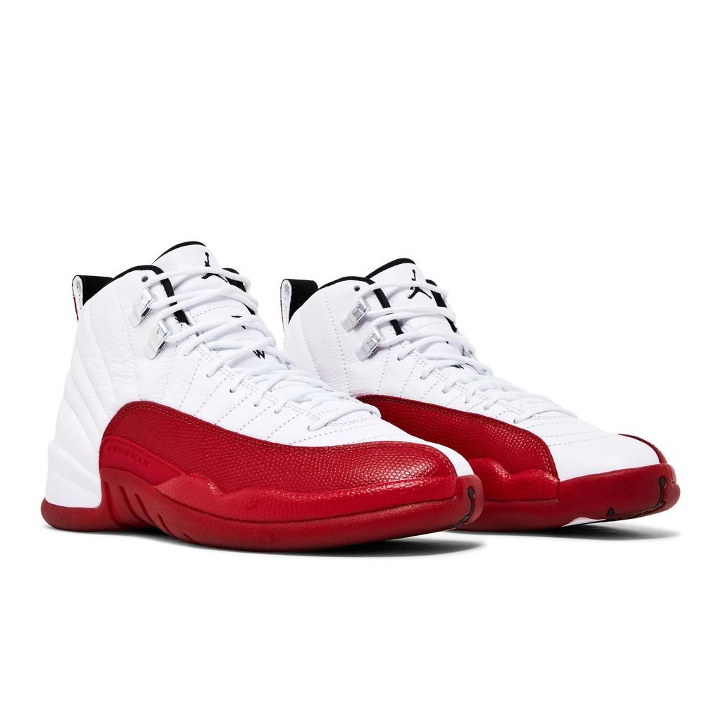 Air Jordan 12 Retro 'Cherry' 2023 (Unisex) Weiß / Weiß / Metallic-Silber / Varsity-Rot Vintage Basketballschuhe CT8013 116