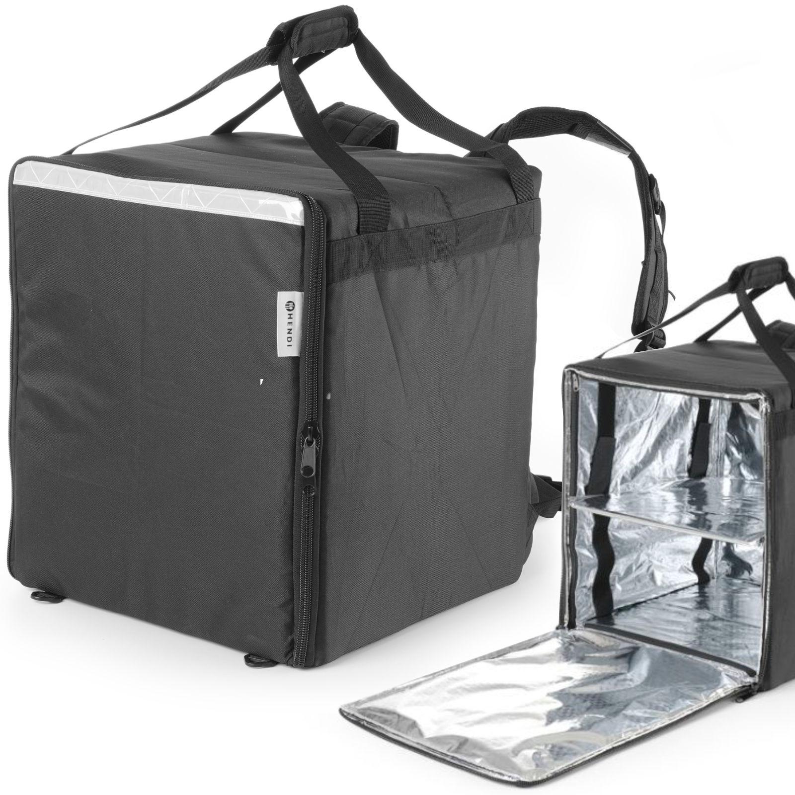 Thermischer Rucksack-Lieferbeutel für den Transport von 10 Pizzaschachteln, wasserdicht, 72 l - Hendi 709801