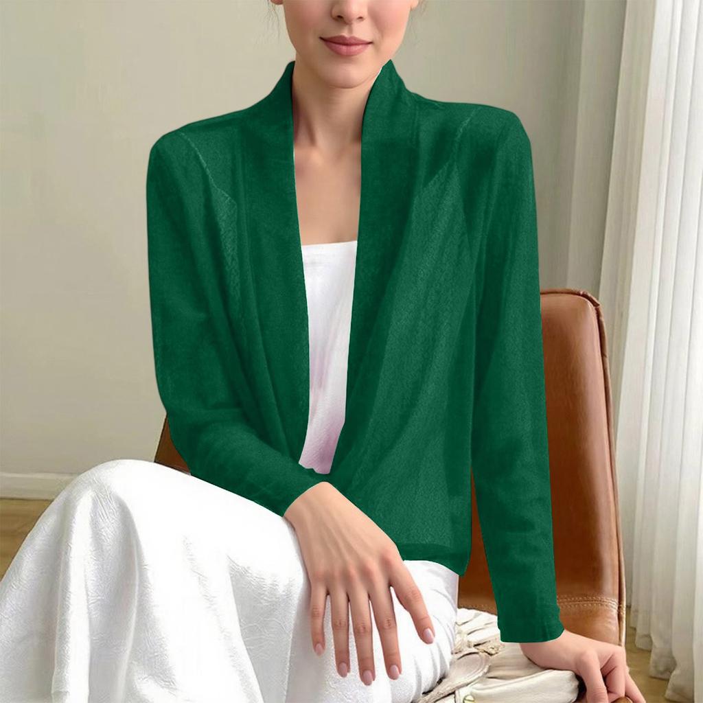 Damenmode Lässig Mode Schnürung Zwei-Wege Strickjacke Temperament Stretch Jacke