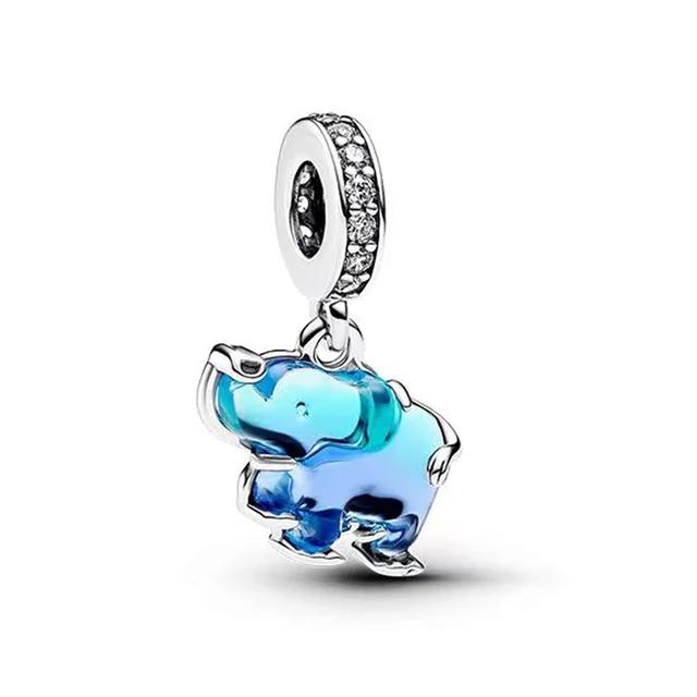 Neuer Kupfer Pfau Hexe Pinguin Schlange Eule Anhänger Schmuckstück Perle Passend für Original Armbänder Schmuck Zubehör