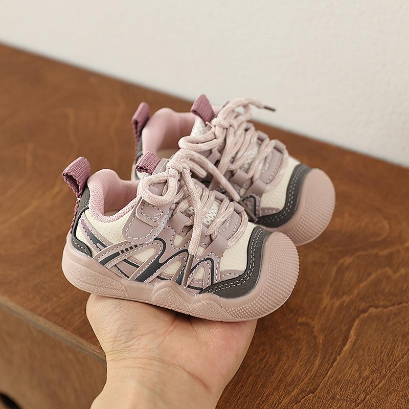 Baby Lightweight Toddler Shoes Children's Breathable Casual Shoes Boys' Anti-skateboard Shoes Girls' Soft-soled Sports Shoes