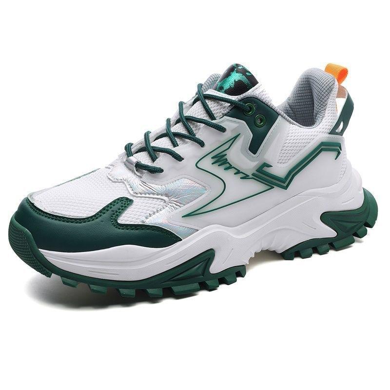 

2025 new men s sports shoes casual fashion versatile trend sports shoes splicing wear-resistant dad shoes 39