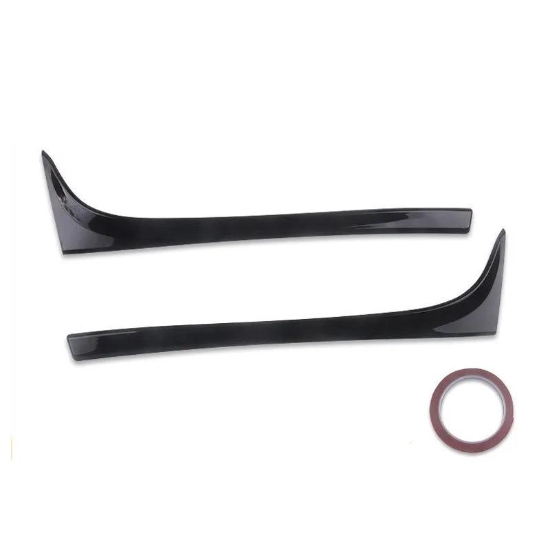 2 pièces pour VW Golf 7 7.5 MK7 MK7.5 2014-2018 noir brillant ABS fenêtre arrière côté coffre Spoiler Canard Canards séparateur accessoires