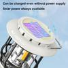LED Camping Lantern, Outdoor Retro Waterproof Light, Solar USB Rechargeable Horse Lamp, Brightness-Adjustable Ambient 