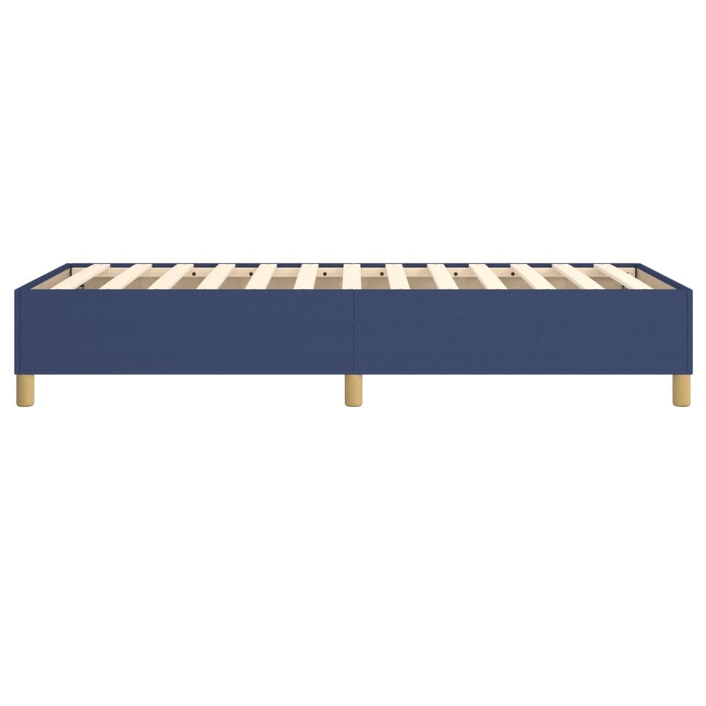 Vidaxl Bed Frame Without Mattress Blue 90X190 Cm Fabric