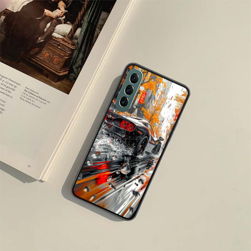 JDM Tokyo Drift Sports Car Male Men Phone Case for Samsung A54 A14 A24 A34 A17 A37 A57 A55 A35 A25 A15 A07 A05S A04S A12 A22 A32