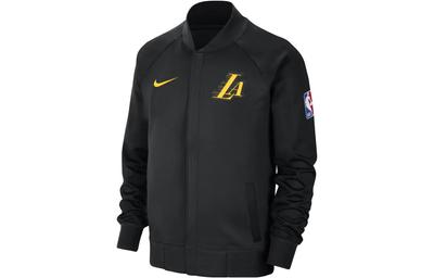 Chaquetas Abrigos Dri-Fit Showtime Edición Ciudad Edición Ciudad Los Angeles Lakers Hombre Negro DX9382-010