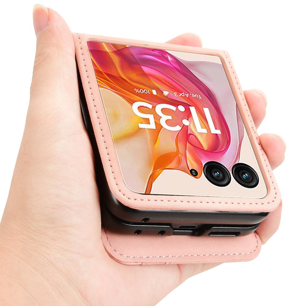 For Motorola Razr 50 Ultra 5G/Razr+ 2024 5G Case Card Slot Leather+PC Phone Cover Separable Design