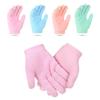 Four-color Feather Yarn Knitted Plant Gel Gloves Men's and Women's Gel Gloves