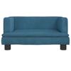 VidaXL Canapé pour enfants bleu 60x40x30 cm velours, mini canapé, mini canapé-chaise, mini canapé pour enfants 3196317