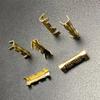 50/100/200pcs Gold Color Teeth Fascia Terminal Terminal Line Cold Terminal Connectors Cold Inserts Wiring Tab