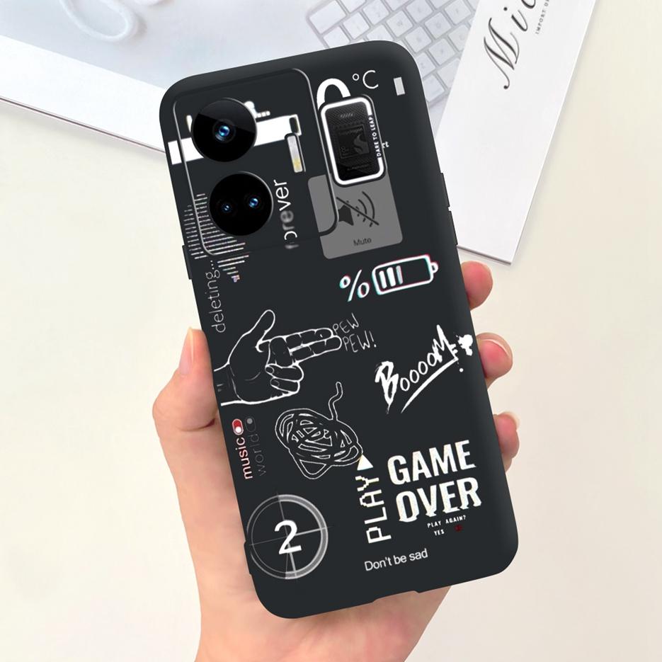 

For Realme GT Neo 5 Case RMX3706 Stylish Art Painted Back Cover Soft TPU Phone Case For Realme GT Neo5 240W Fundas 6.74 Bumper Realme GT Neo 5