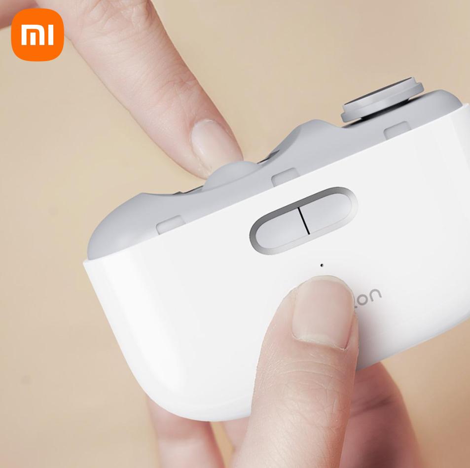 Xiaomi Youpin, Xiaolang, 2in1 Electric Nail Clipper, 2 Polishing, USB Rechargeable, Nail Cutter, Polishing Tools, with Light, for Baby Adult