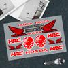 Honda-h Japanese Motorcycle Sticker Suitable For Motorcycle Body Reflective Car Sticker Helmet Decal AK7