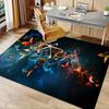 1pc. Colorful Butterfly Home Decor Rug, Office Carpet, Chair Mat, Outdoor Rug Gift for Nature Lovers