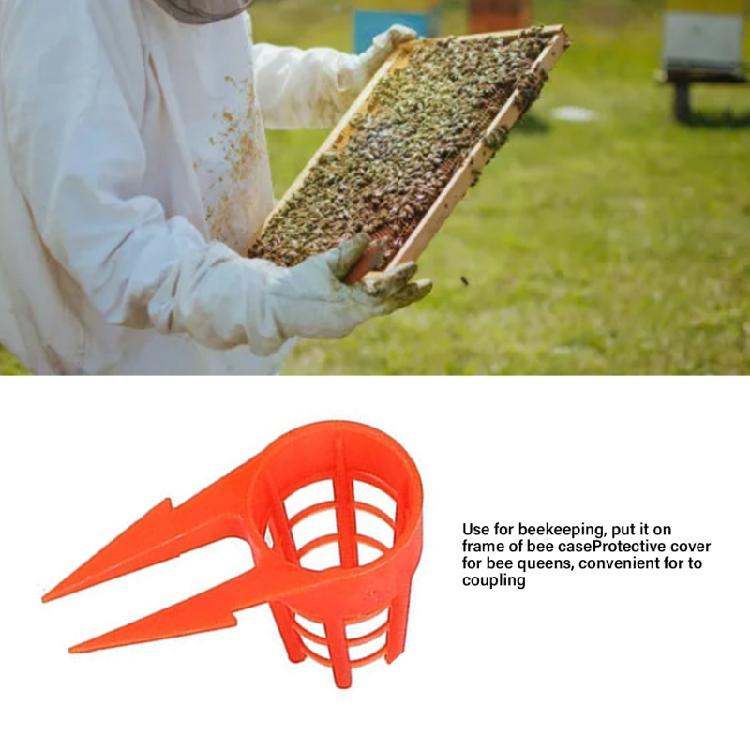 20 ks Plastové otevírání, Ochranné kryty buněk klece Chránič mateřských buněk Klec pro včelí matky Včelařské potřeby