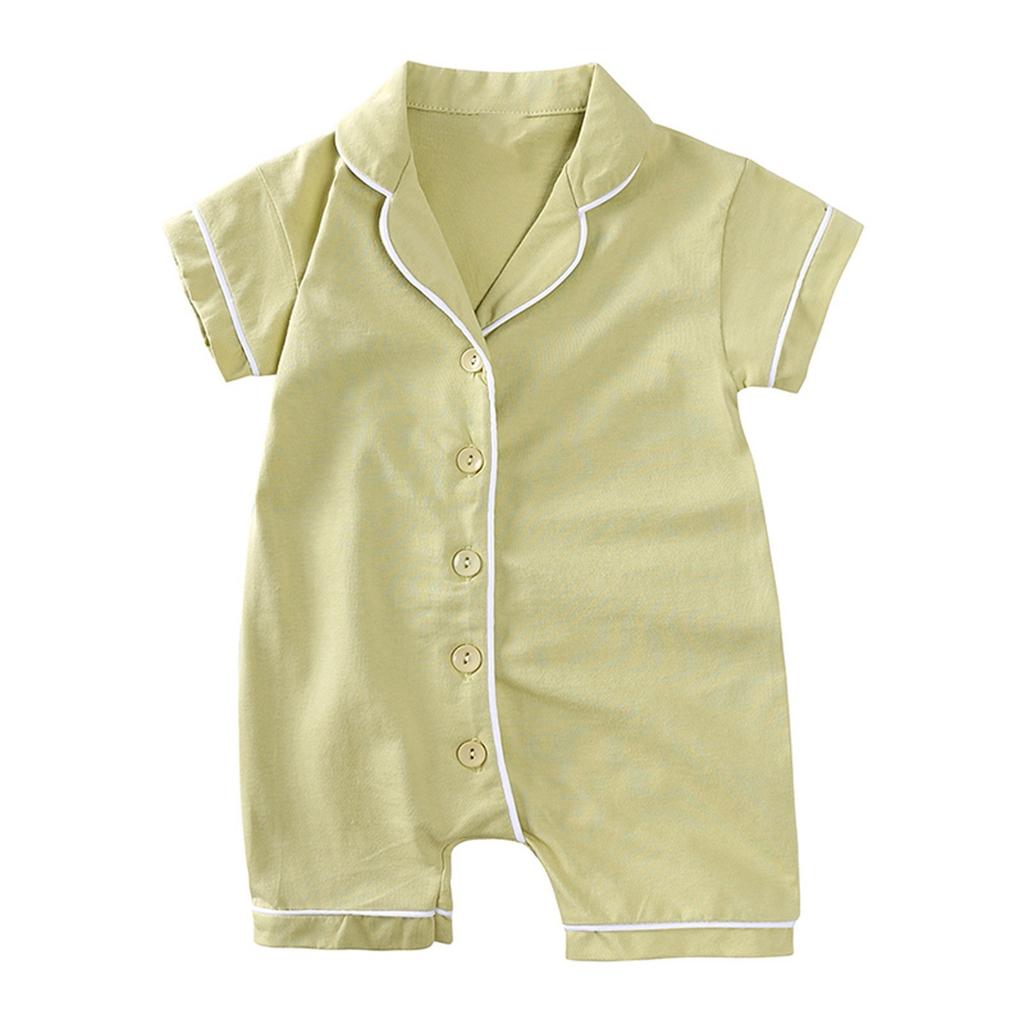 Newborn Summer Romper - Short Sleeve Baby Onesie