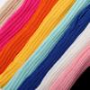 Lolita Fingerless Gloves Arm Warmers Women Autumn and Winter Knitted Kawaii White Black Gloves Anime Cosplay Ankle Wrist Sleeves