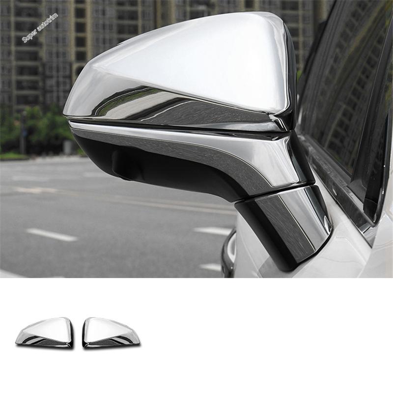 Rearview Mirror Cap Shell Protection Cover Trim For Lexus RX 450 / NX 300 2016 -  ABS Chrome / Black Accessories Exterior