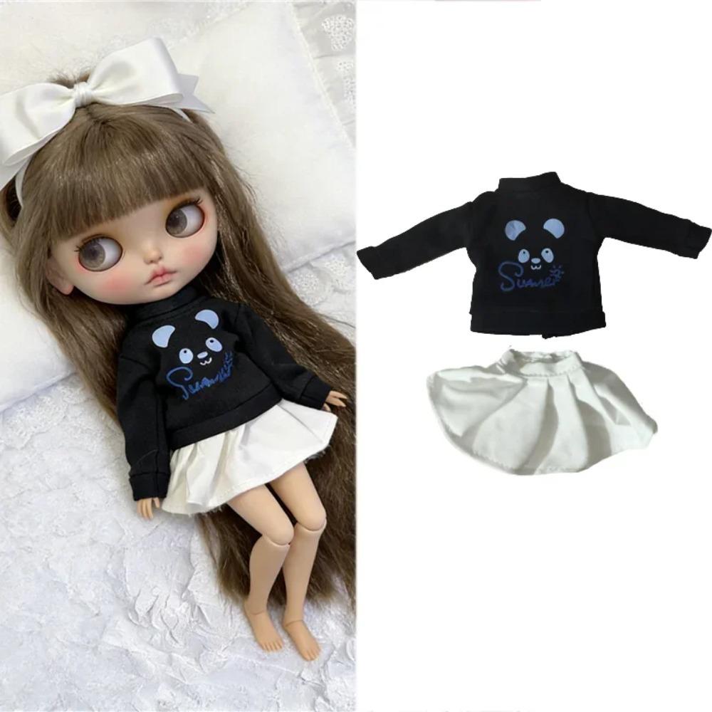 Per Bambola Blythe Cappotto Coniglietto Dolce Vestito Abbigliamento Pizzo Vestito Principessa Vestiti Carini per Bambina Per Bambola BJD 6/1 OB24 OB22 Accessori