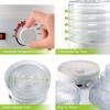 Vegetable Dried Fruit Machine Food Dehydrator Household 110V Fruit Dryer Pet Food Hot Air Dryer