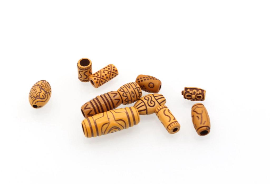 Retro Dream Catcher DIY Beading Kit with Acrylic and Imitation Wood Beads - Oval and Cylindrical Beads for Bracelets and Necklaces