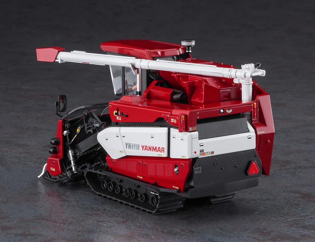 Hasegawa Construction Equipment Series Yanmar Combine Harvester YH6115 Plastic Model Kit WM07 1/35