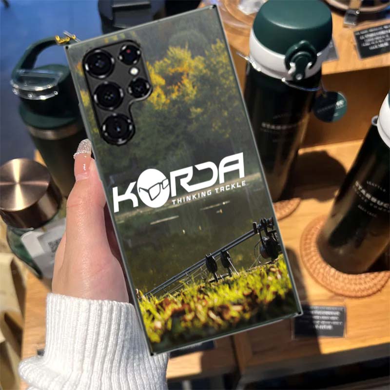 

Korda Fishing Tackle Cases Phone Case for Samsung Galaxy S26 Ultra S25 Edge S24 S23 FE S21 Plus S20 S22 Cover TPU Capa Shell Sho Samsung S21 Plus