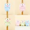 Adorable Three-eyed Monster Plush Keychain Cuddly Soft Toy Doll With Short Plush