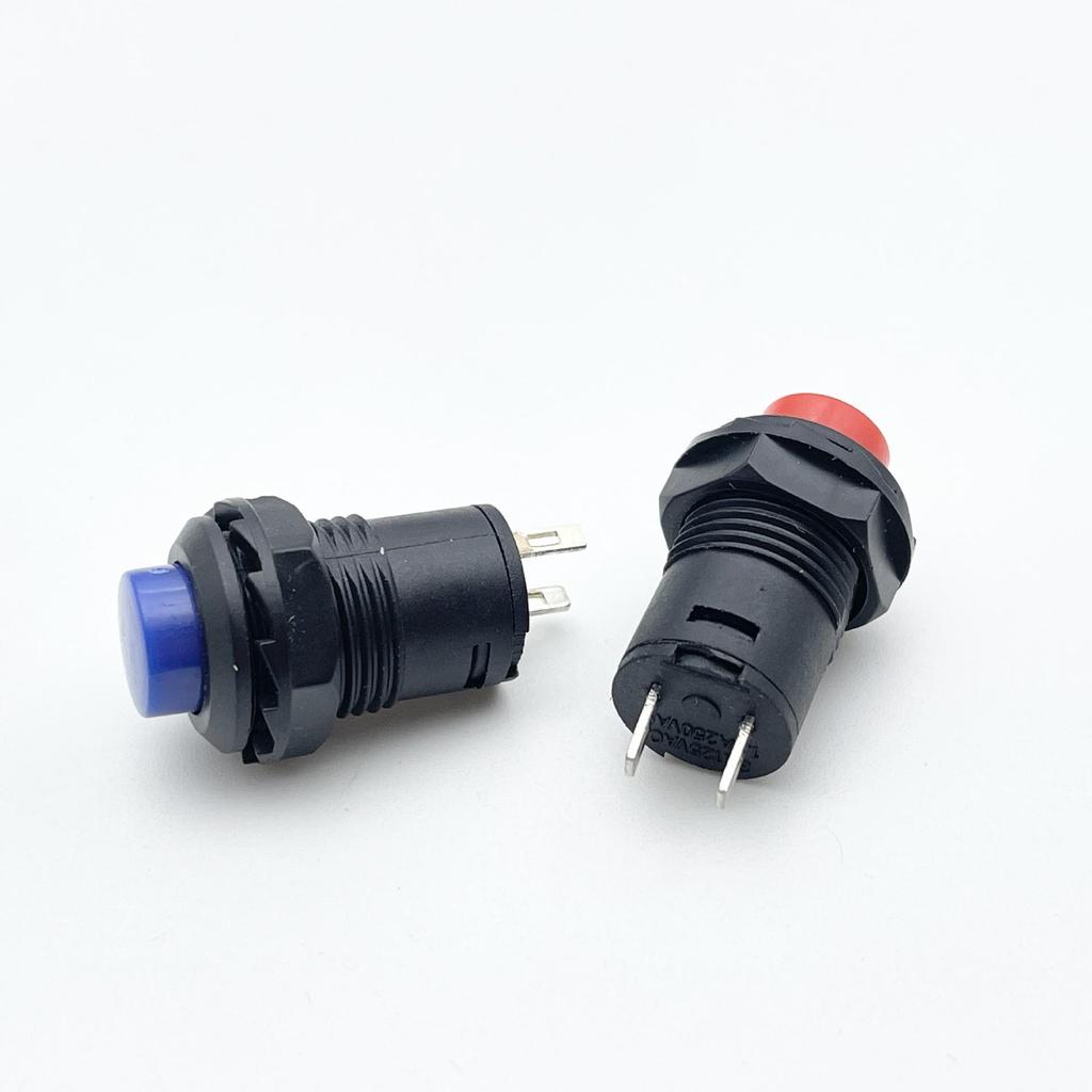 DS-428/427 12mm Round Button Switch: Self-locking, Non-locking, Self-resetting Momentary Power Switch