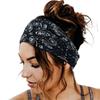 Kaschublume Geknotetes Breitkrempiges Stirnband Yoga Sport Kopf Stretch Baumwollstirnband Stirnband Damen Kopfbedeckung Haarschmuck