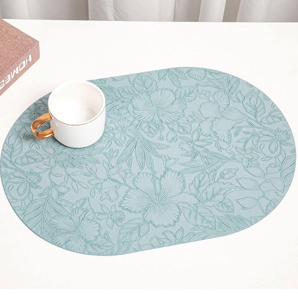 Anti Slip Placemats Oval Table Protective Pads High Quality Coaster  Household