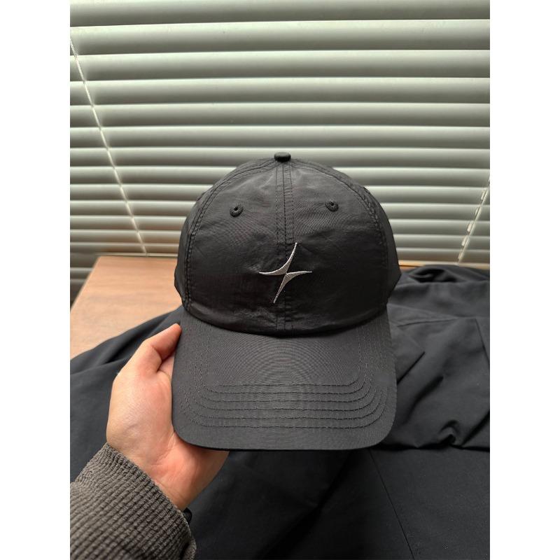 New quick-drying waterproof baseball cap women's summer outdoor shading wide brim showing face small versatile cap
